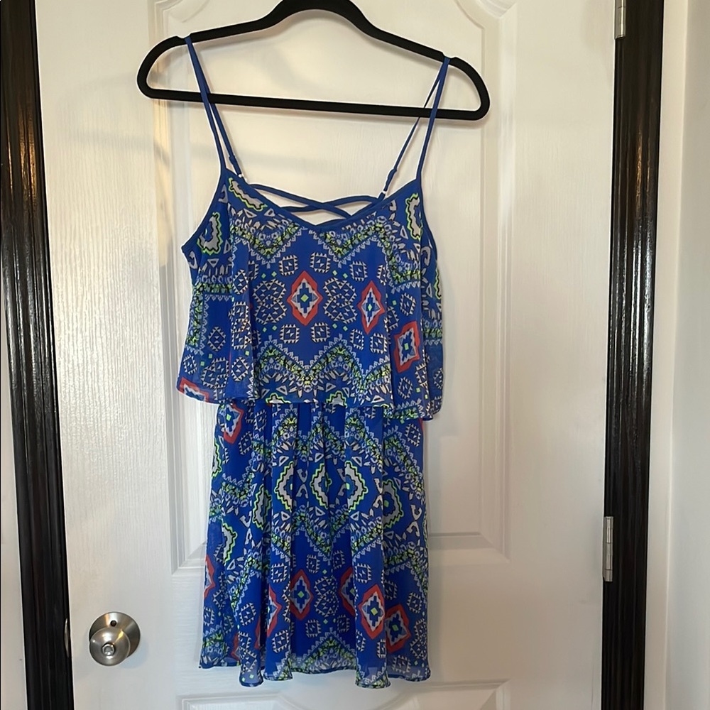 Summer blue dress